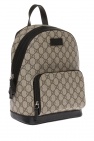 Gucci BROWN 'GG Supreme' canvas backpack