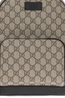 Gucci BROWN 'GG Supreme' canvas backpack