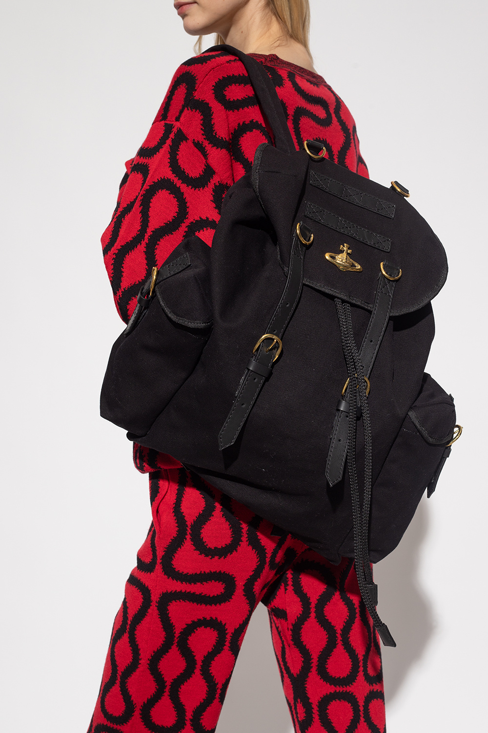 Black The 'Made in Kenya' collection 'Highland' backpack Vivienne Westwood - Vitkac France