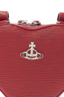 Vivienne Westwood RED ‘Polly Mini’ backpack with logo
