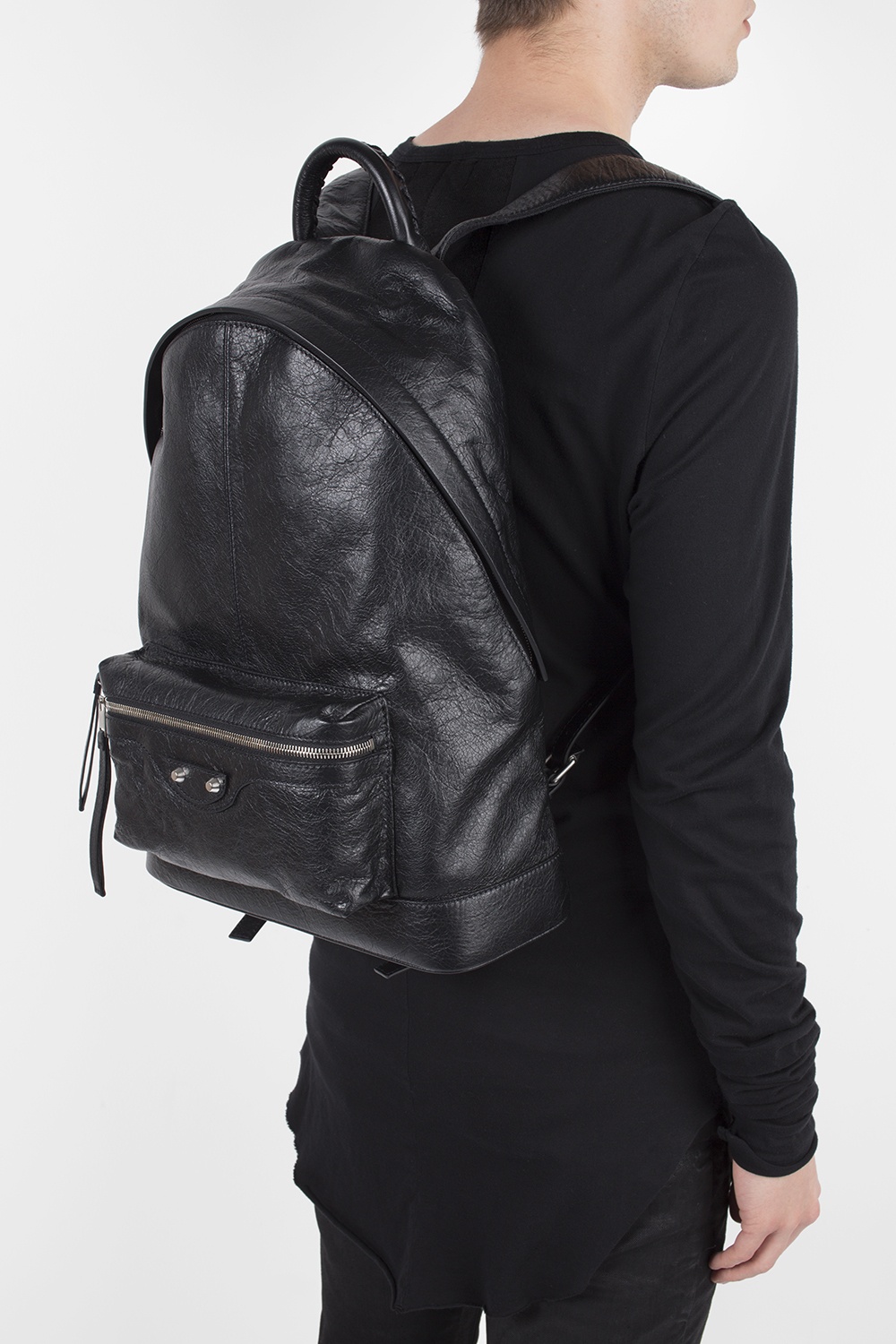 Balenciaga Leather backpack Men's Bags Vitkac