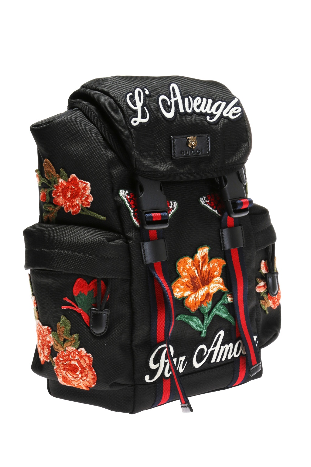 gucci flower backpack
