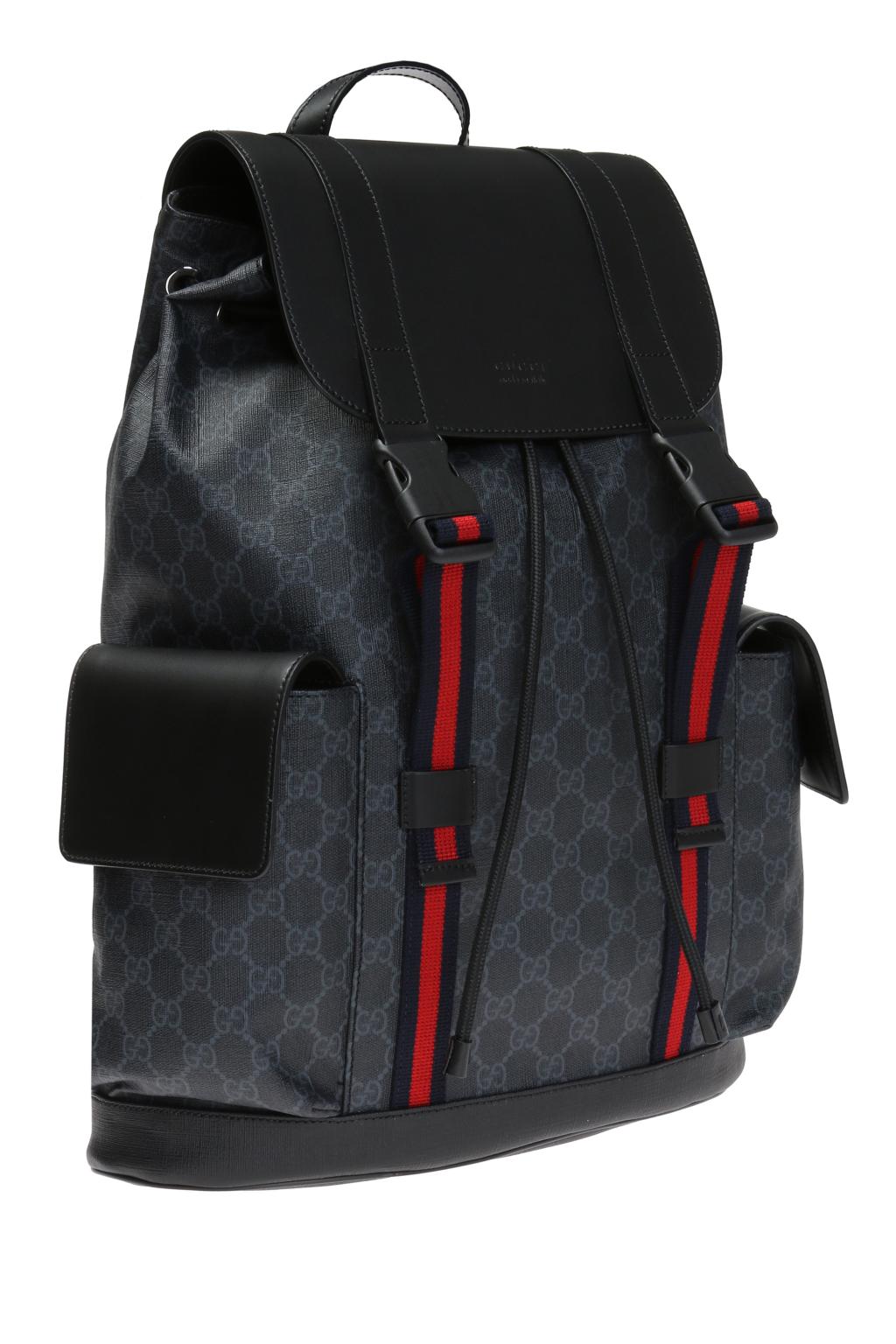 gucci short-sleeve 'GG Supreme' canvas backpack