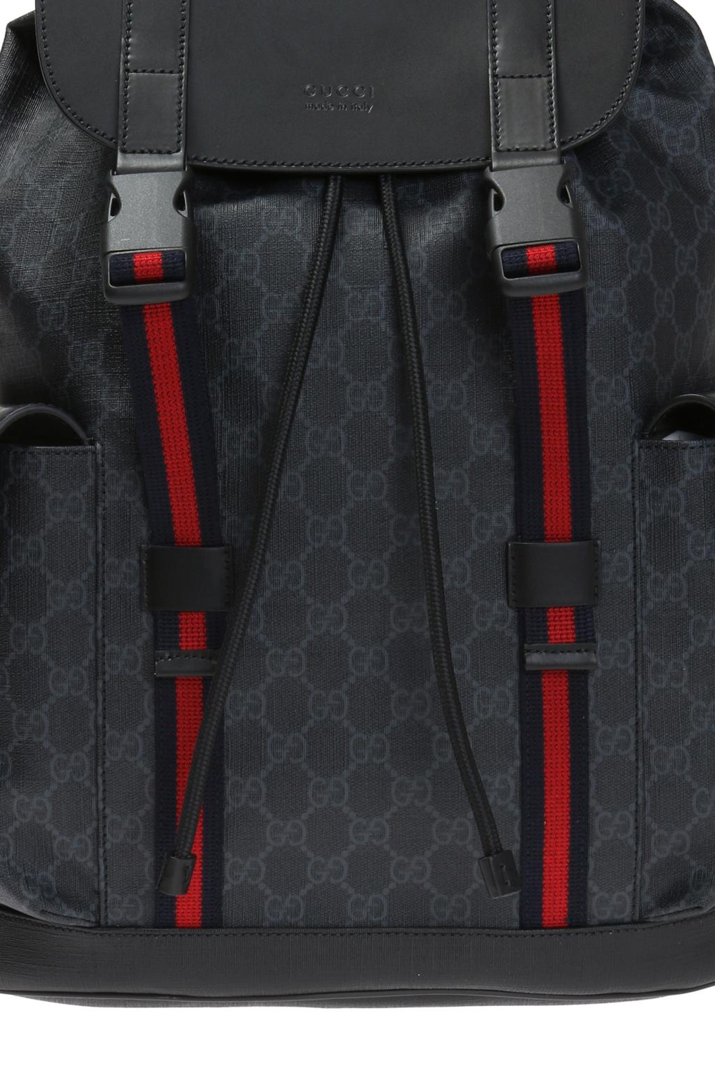 gucci short-sleeve 'GG Supreme' canvas backpack