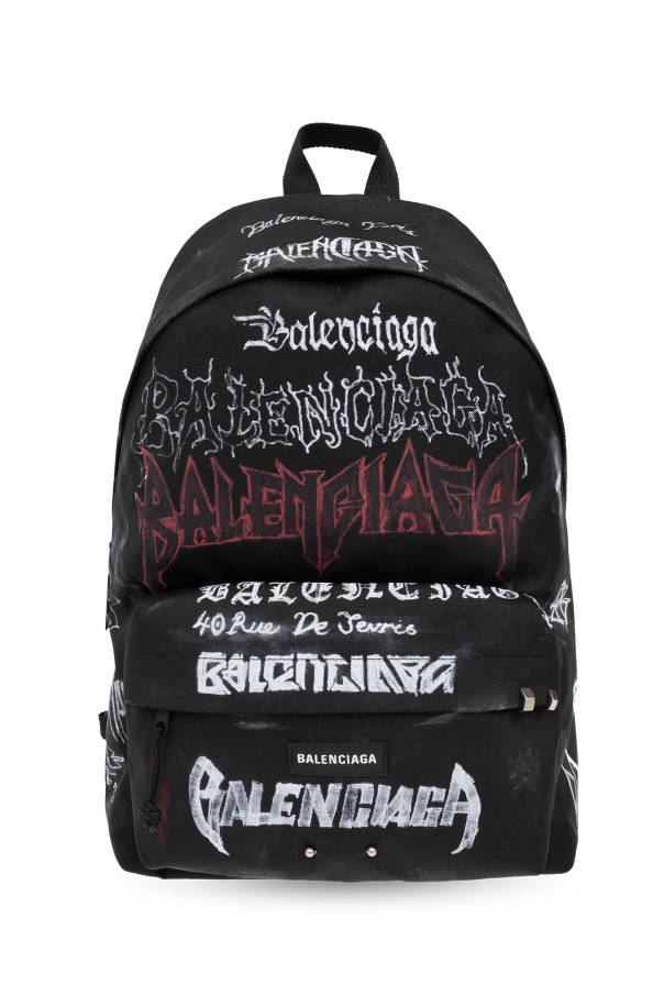 transparent backpack undercover backpack black od Balenciaga