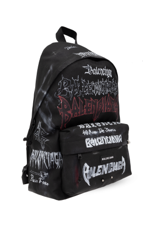 Balenciaga Tan backpack with logo