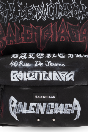 Balenciaga Tan backpack with logo
