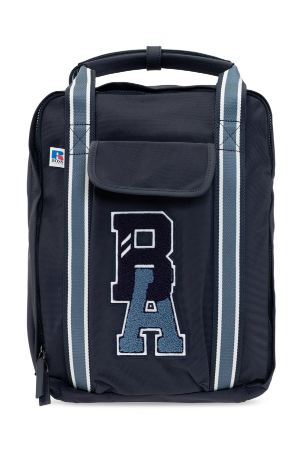 BOSS x Russell Athletic Backpack with logo