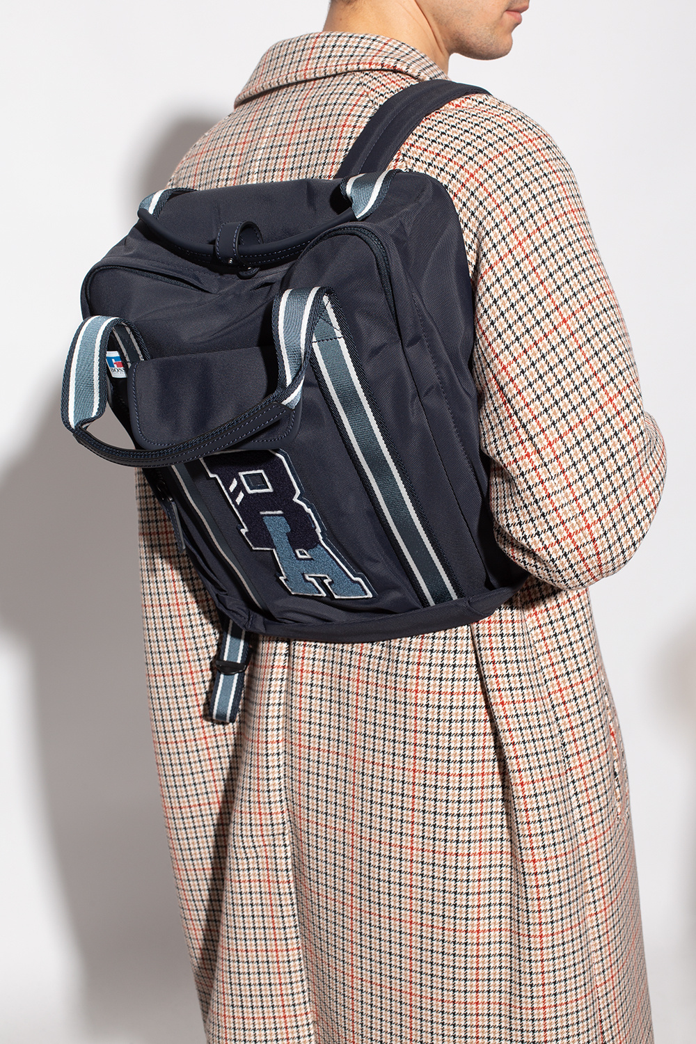 BOSS x Russell Athletic Backpack with logo