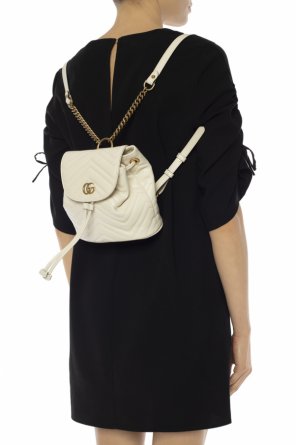 Pikowany plecak ‘gg marmont’ od Gucci