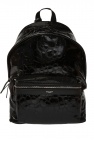 Saint Laurent City leather-trimmed backpack