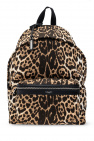 Saint Laurent 'City' leopard-printed backpack