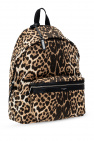 Saint Laurent 'City' leopard-printed backpack