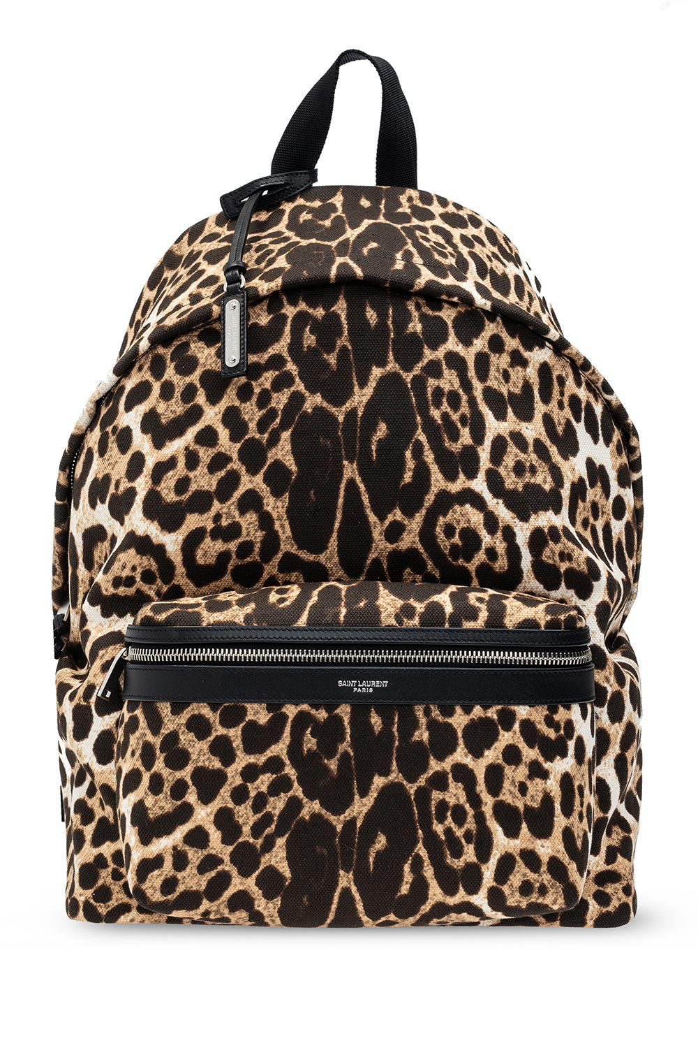 Saint Laurent 'City' leopard-printed backpack