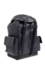 Gucci NAVY BLUE Monogrammed backpack