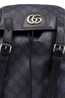 Gucci NAVY BLUE Monogrammed backpack