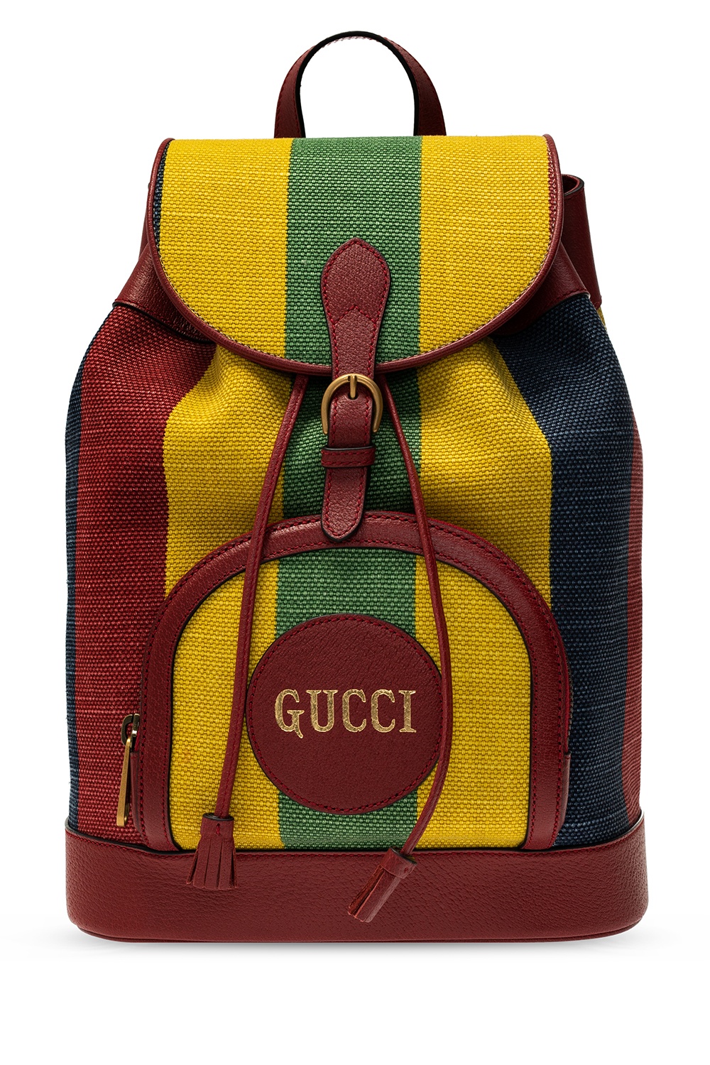 gucci logo backpack