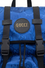 Gucci Bolso de mano Gucci Princy en lona monogram marrón y cuero blanco