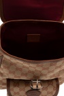 Gucci Kids BROWN Patterned backpack