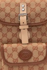 Gucci Kids BROWN Patterned backpack