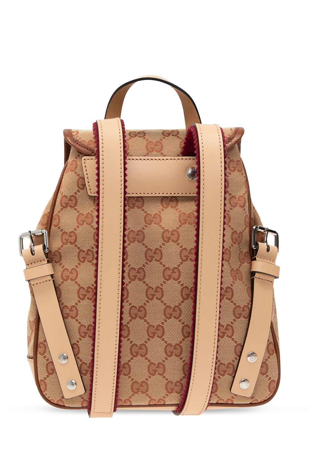 Brown Backpack with 'GG' pattern Gucci Kids - Vitkac TW