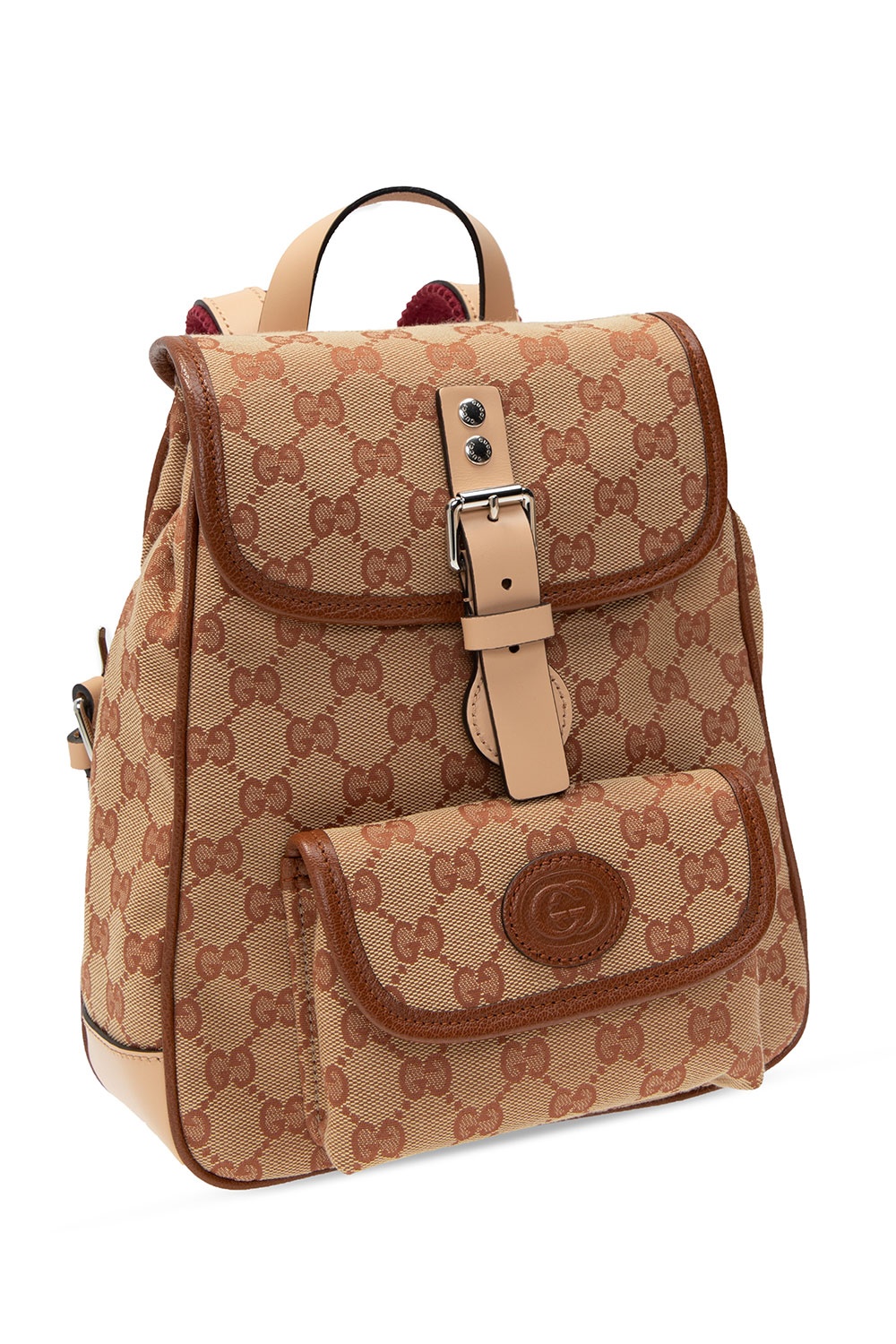 Brown Rocket motif backpack Gucci Kids - Vitkac TW