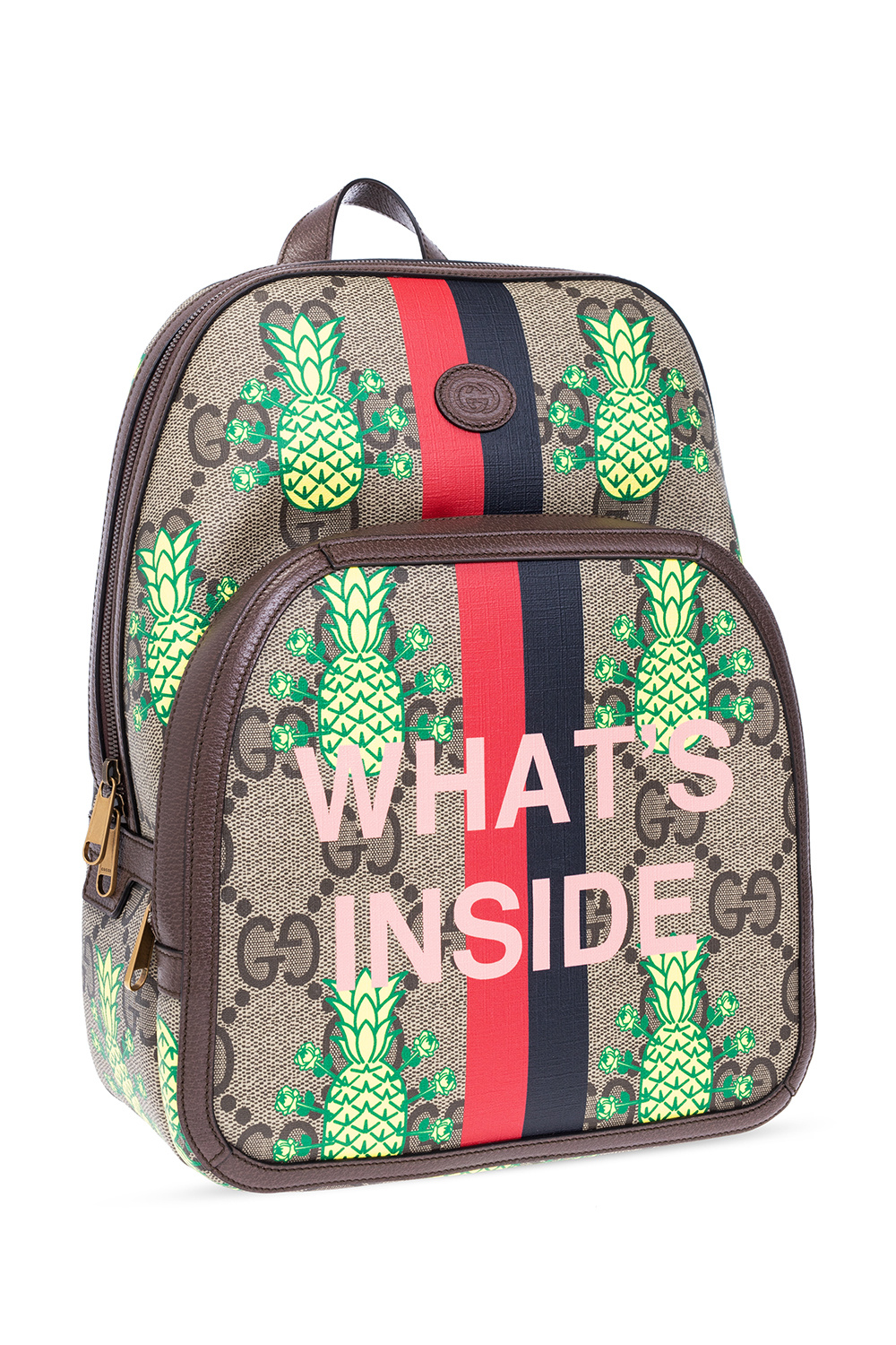 gucci Peacoats The ‘gucci Peacoats Pineapple’ collection backpack