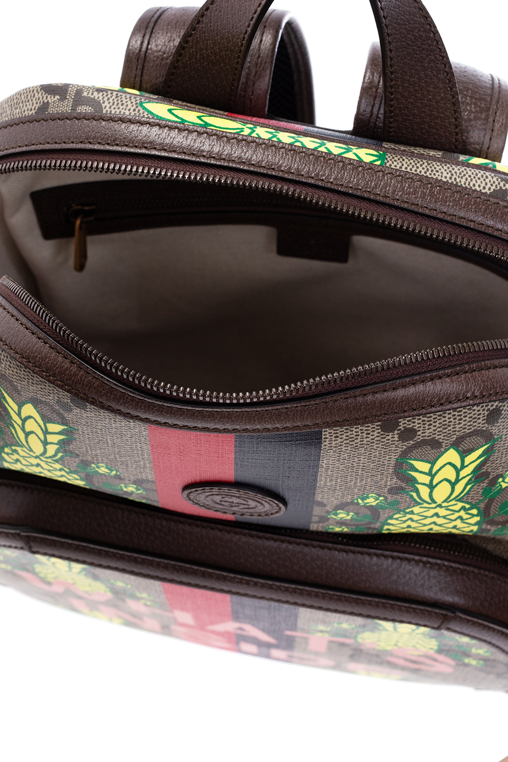 gucci Peacoats The ‘gucci Peacoats Pineapple’ collection backpack