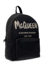 Alexander McQueen BLACK Graphic backpack