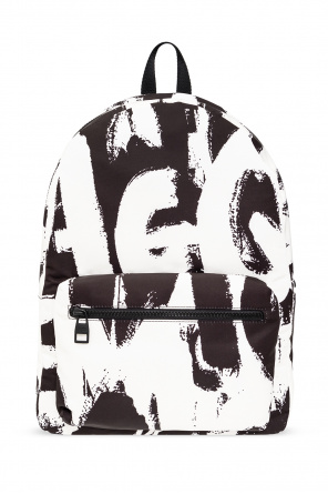 Alexander McQueen logo-print sweatshirt Bianco