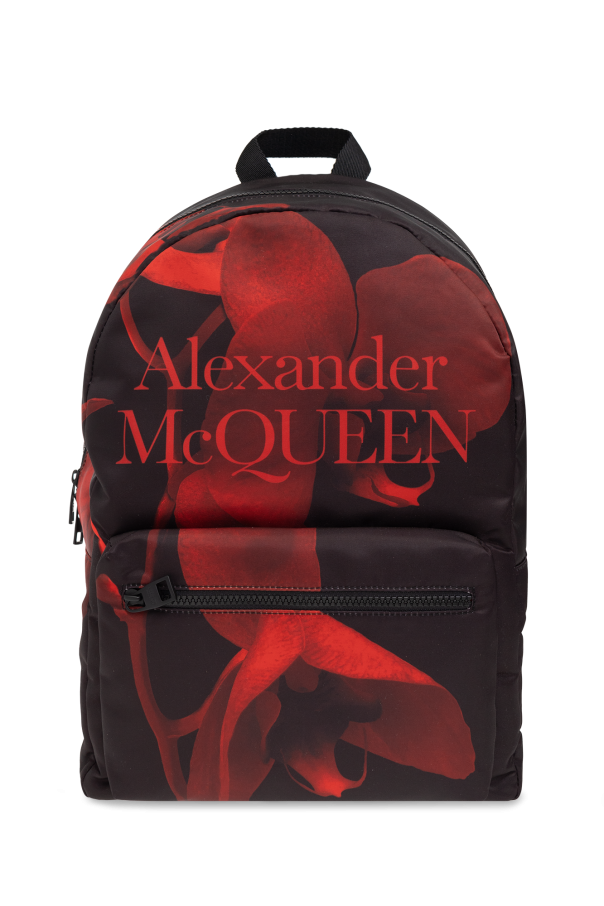 Alexander McQueen Backpack with floral motif