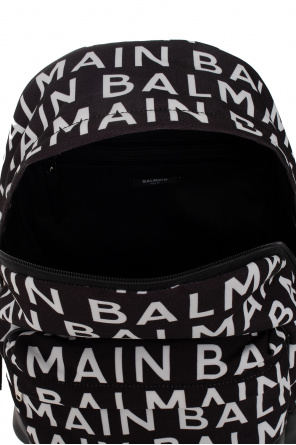 Balmain Kids Balmain logo-print denim shirt-jacket