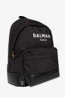 Balmain Kids BLACK Backpack with logo