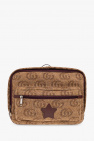 Gucci Kids BROWN Backpack with ‘GG’ pattern