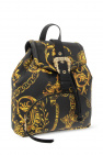 Versace Jeans Couture BLACK Baroque print backpack