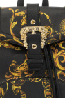 Versace Jeans Couture BLACK Baroque print backpack