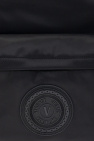 Versace jeans Patent Couture Logo-appliquéd backpack