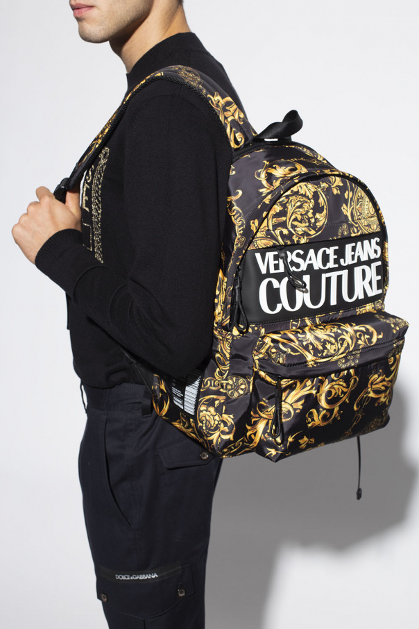 Versace Jeans Couture Backpack with Barocco motif