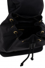 Versace Jeans Couture BLACK Backpack with decorative buckles