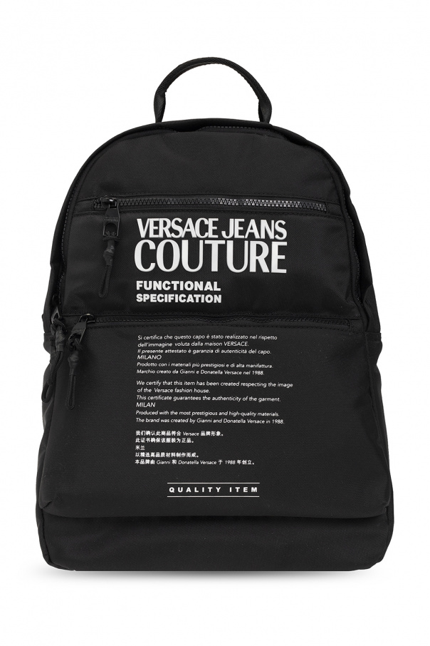 Versace Camo jeans Couture Printed backpack