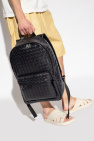Bottega Veneta BLACK ‘Classic Intrecciato Medium’ backpack