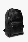Bottega Veneta BLACK ‘Classic Intrecciato Medium’ backpack