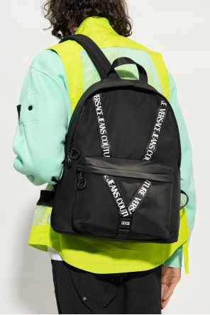 ‘v-webbing’ backpack od Pharrell hooded puffer jacket