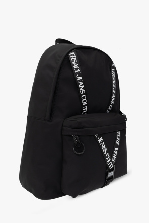 Versace rear Jeans Couture ‘V-Webbing’ backpack