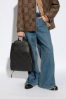 Gucci BLACK Monogrammed backpack