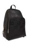 Gucci BLACK Monogrammed backpack