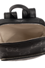 Gucci BLACK Monogrammed backpack