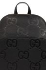 Gucci BLACK Monogrammed backpack