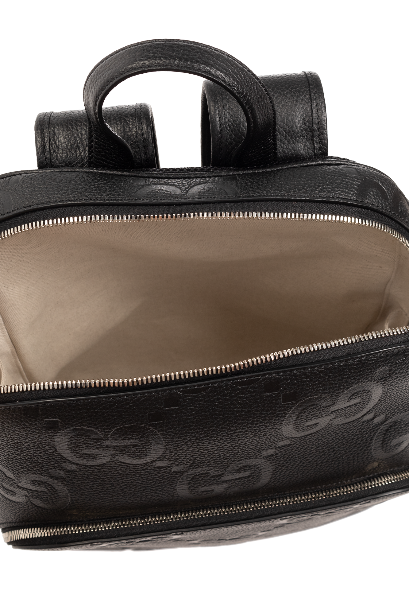gucci design Monogrammed backpack