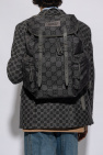 Gucci GREY Monogrammed backpack